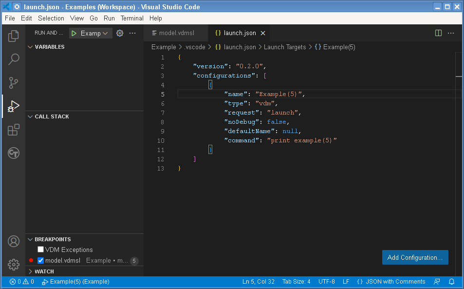Debugging Example